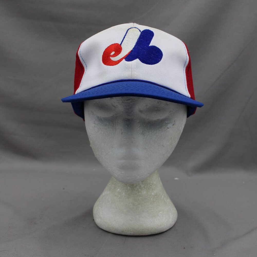 Montreal Expos Hat (VTG) - Tri-colour Trucker by Twins - Adult Snapback